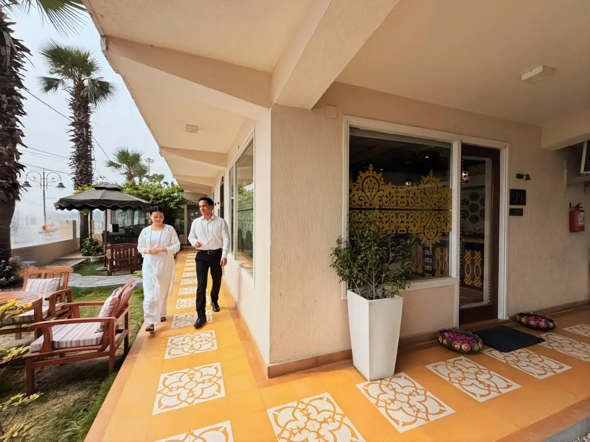 Ayurvedic Spa in Rishikesh near river Ganga and Ramjhula